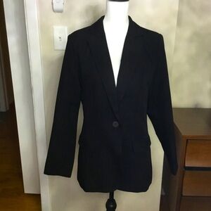 Women’s Black fully lined Suit Jacket, Regular fit